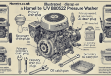 Homelite UV80522 Drain Plug Location Diagram